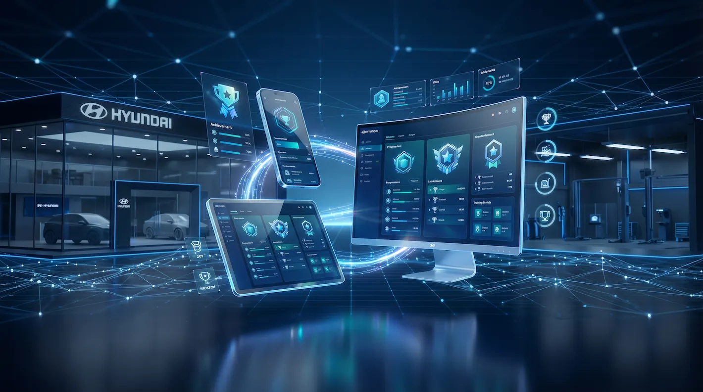 Hyundai Enterprise Gamified LMS developed by StudioKrew