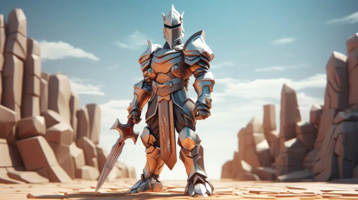 Game Art and Environment concept using AI