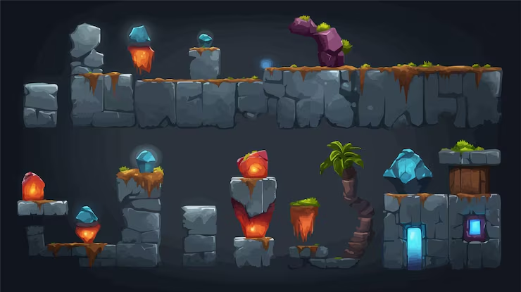 Game Sprite Sheet in Raster