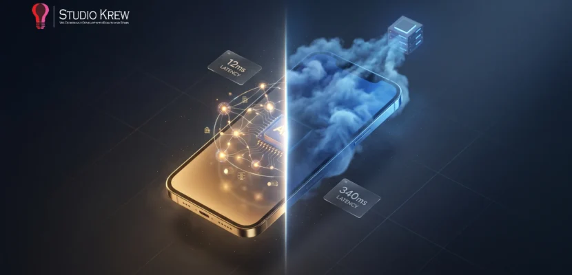 On-device AI vs cloud AI in mobile apps 2026